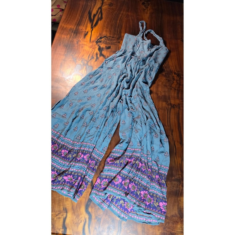 Natural Life BOH CHIC Wide Leg Romper FESTIVAL COSTAL RESORT INDIE SLEAZE